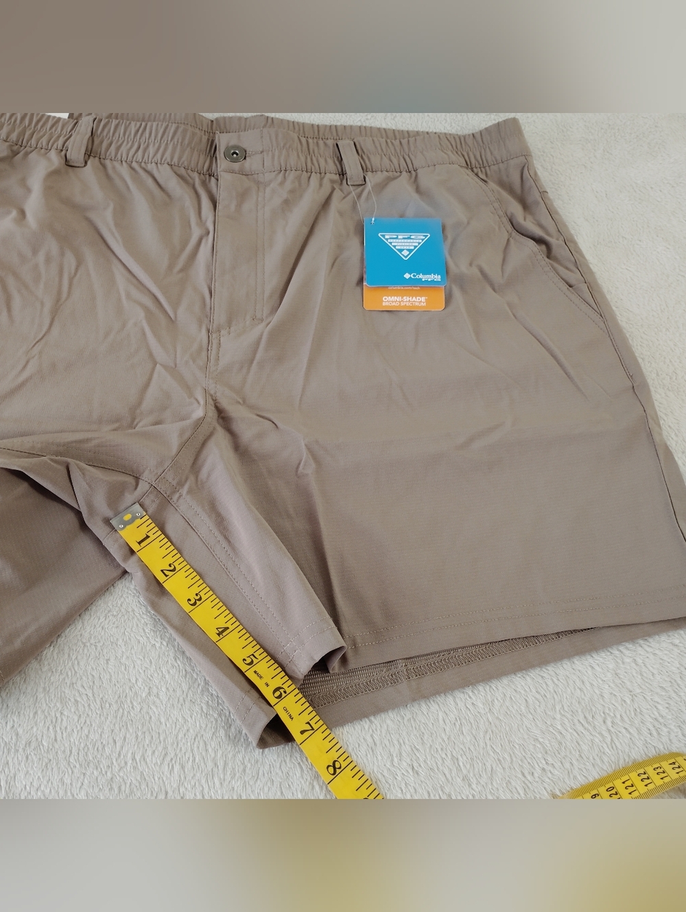 Columbia Omni-Shade Cargo Shorts Brown Hiking Camping Mens Size 2XL - Picture 4 of 8